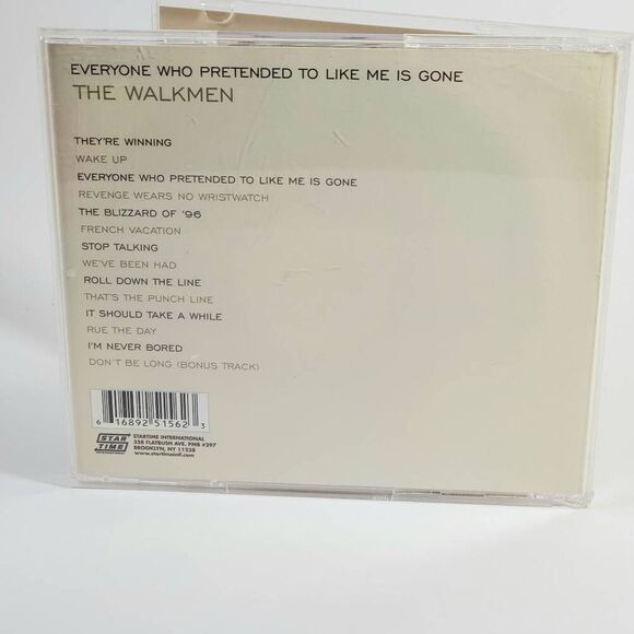 The Walkmen – Everyone Who Pretended to Like Me Is Gone (CD, 2002) Indie Rock Al - Picture 4 of 4